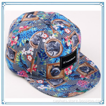 2015 Hot Design Custom Flat Bill Baseball Printed Pattern Snapback Hat Hip Hop Embroidery Caps (SHXE-012301)